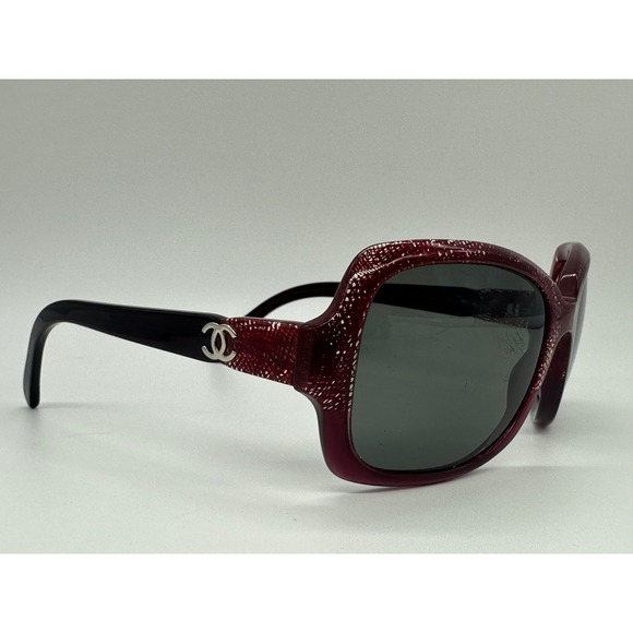 CHANEL Accessories - Chanel Sunglasses 5177 C.1198/3P 55-17-130 Red Burgundy - Frames Only